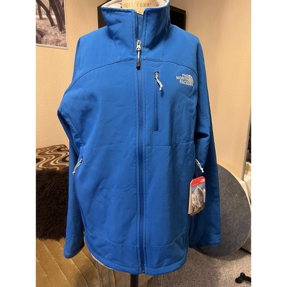 The North Face Jackets & Blazers - North Face New Women's Shell rock jacket Outdoor Blue Drawstring Bottom Sz L